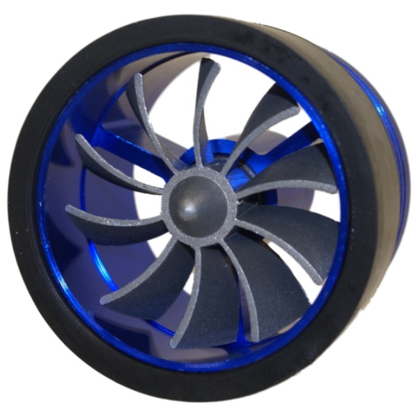 BLUE AIR FILTER/INTAKE SUPERCHARGER/TURBO FAN CAR FUEL SAVER